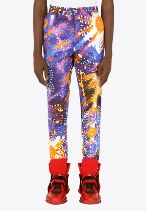 Illuminated Print Tailored Pants