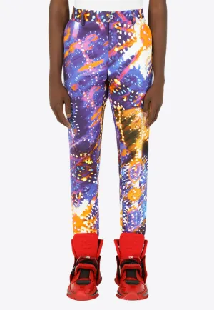 Illuminated Print Tailored Pants