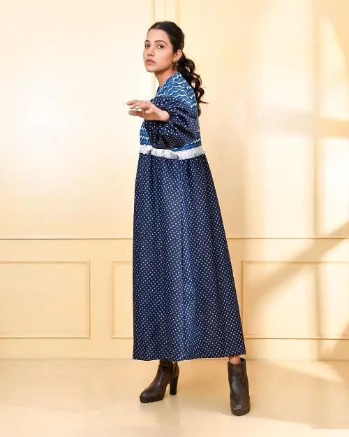 Indigo & Blue Denim Cape Jacket