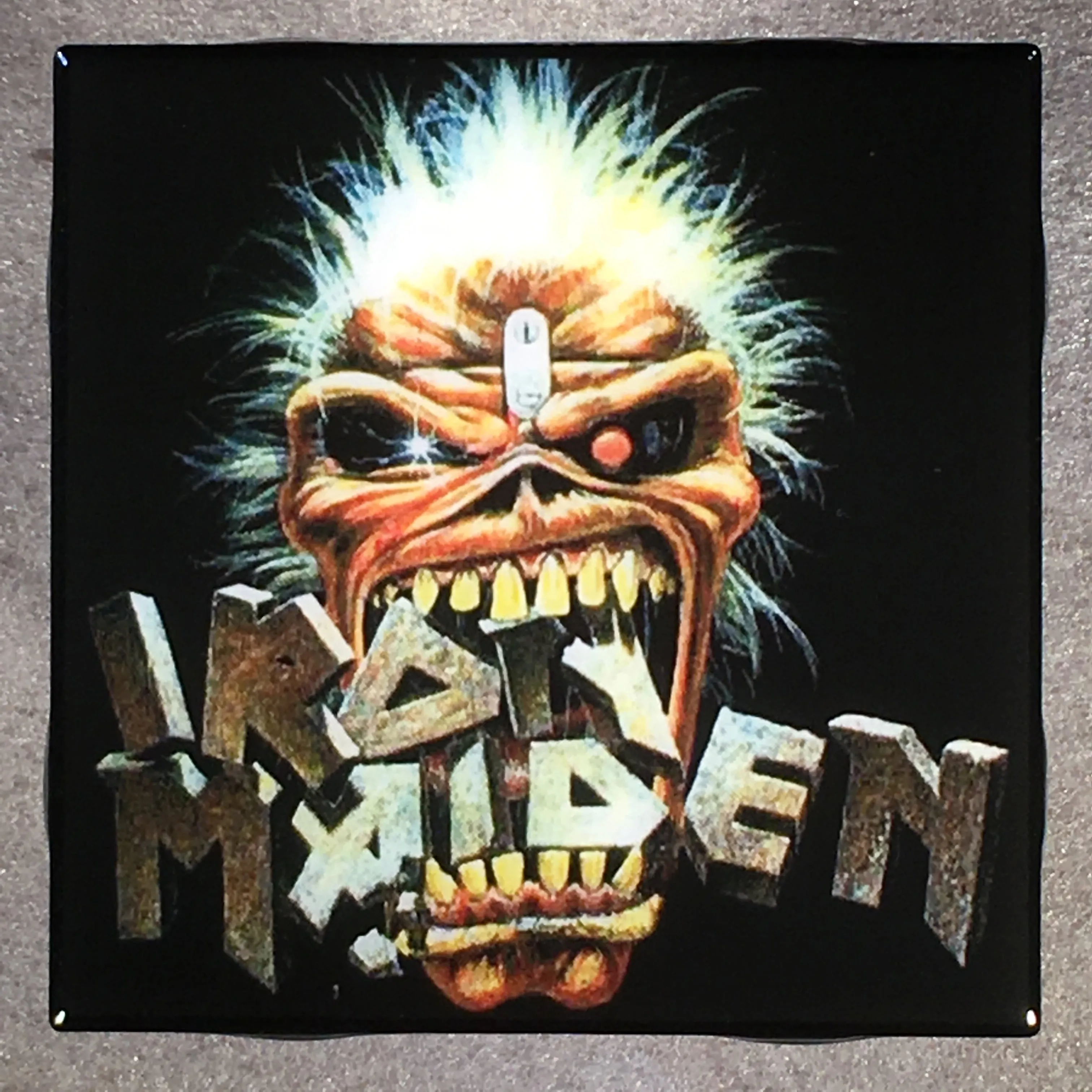 IRON MAIDEN Eddie Ceramic Tile Coaster