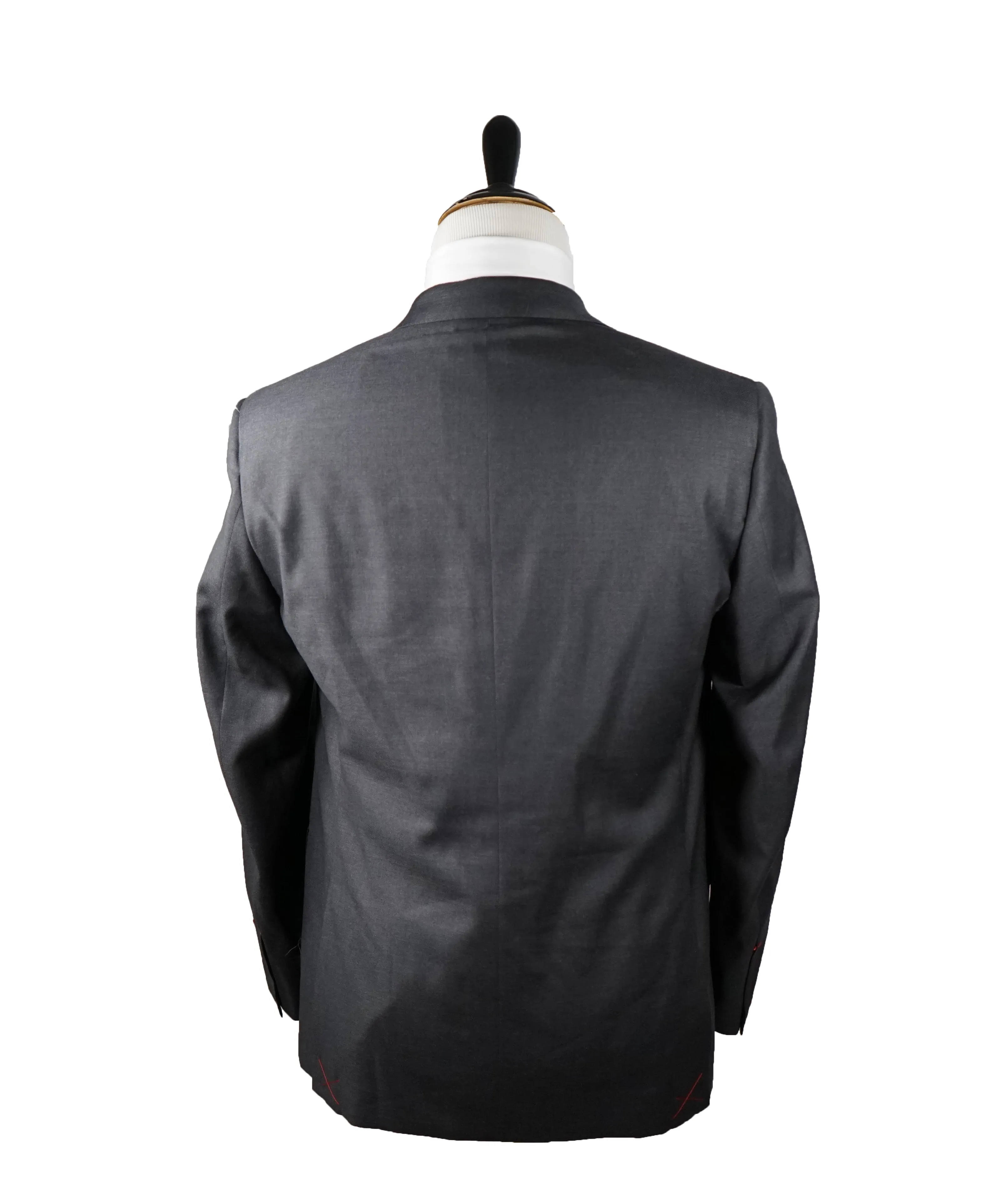 ISAIA - Aquaspider Base “Sanita” Charcoal 2-Button Suit - 42S