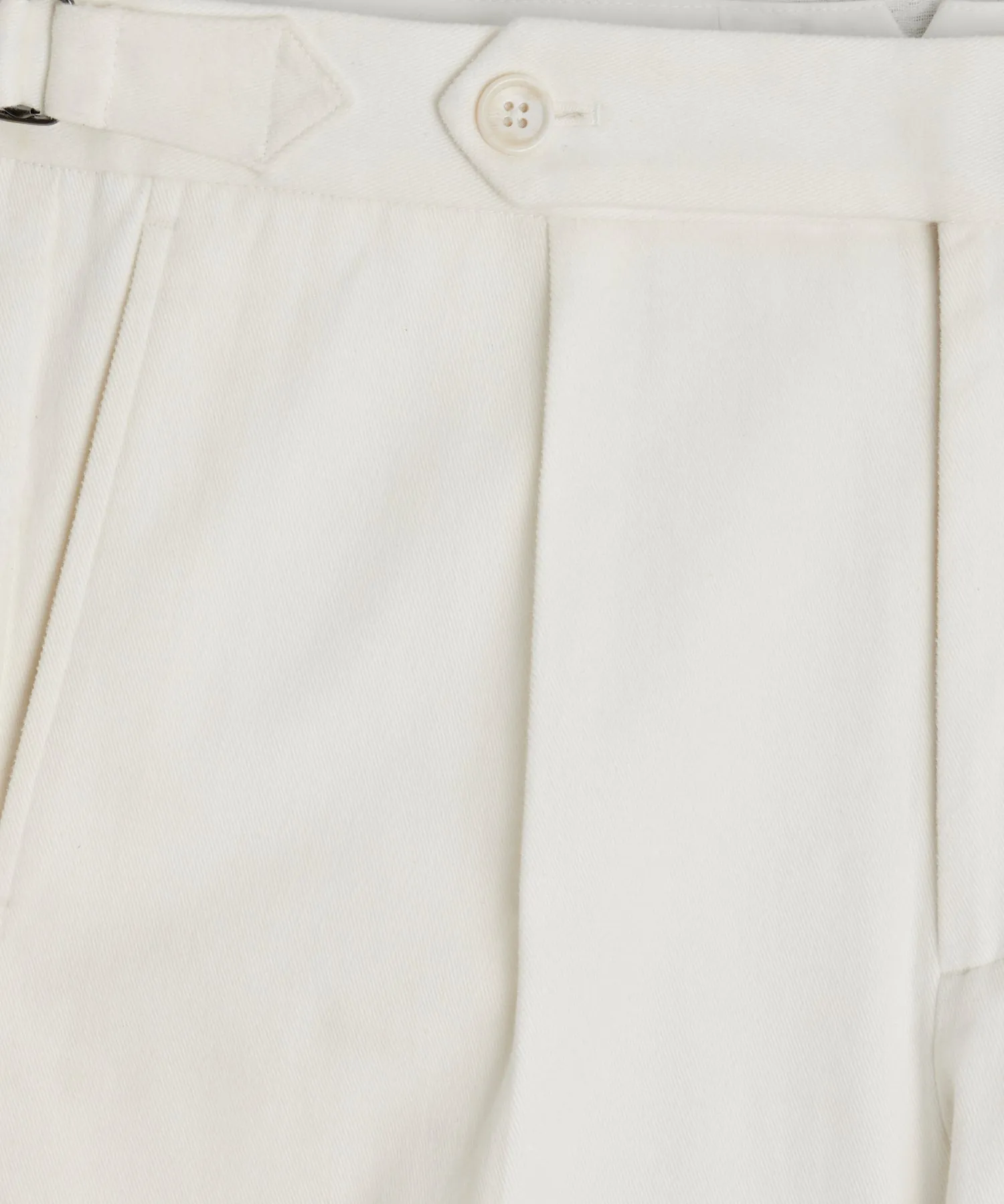 Italian Brushed Cotton Side Tab Trouser