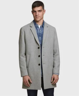 Jack Jones Moulder Wool Coat Grey