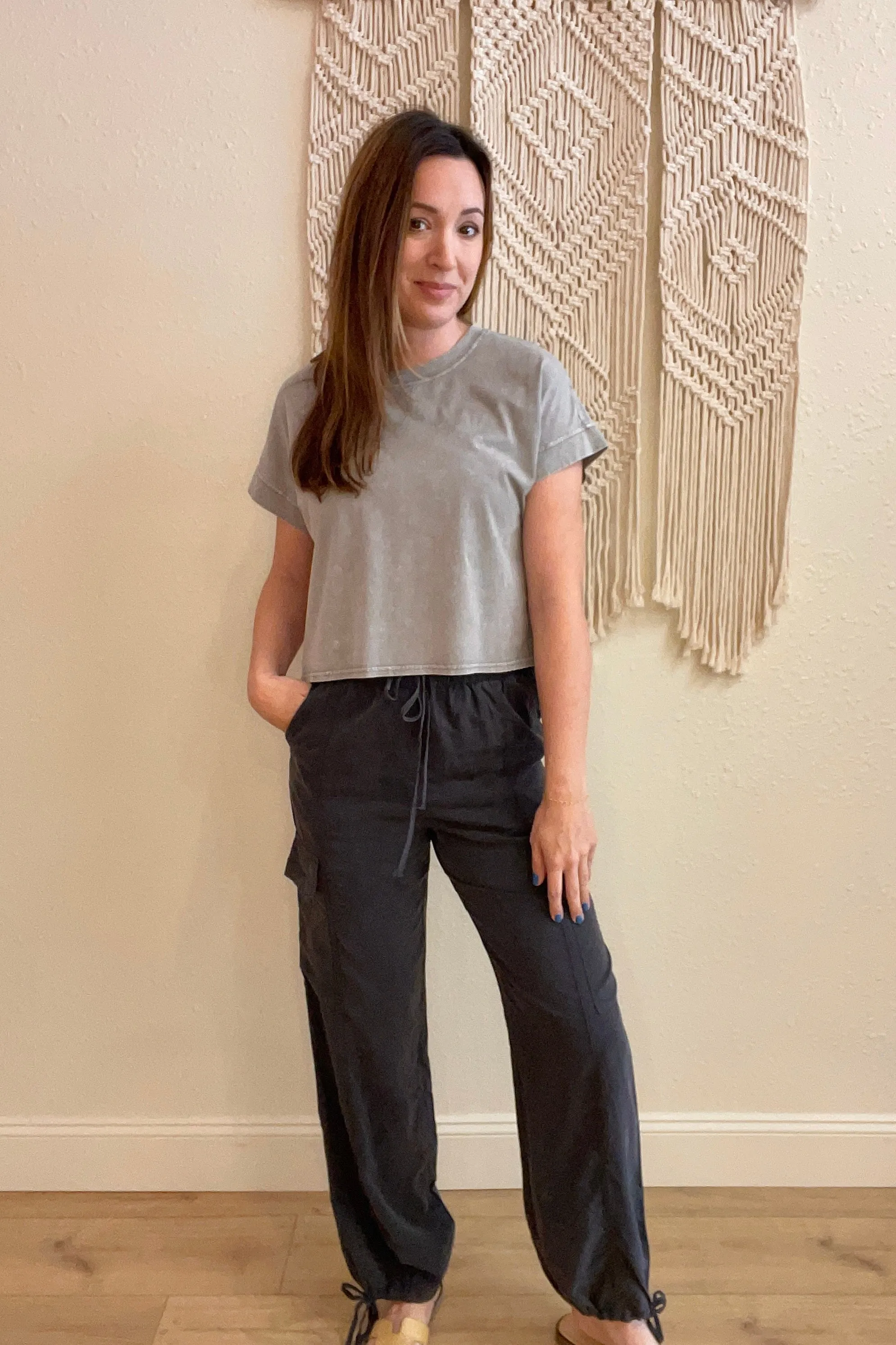 Jessica Tie Front Cargo Pants