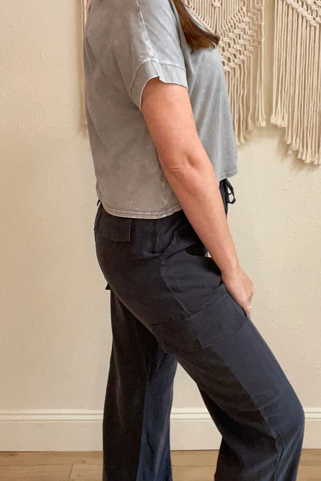 Jessica Tie Front Cargo Pants