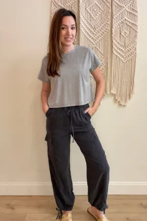Jessica Tie Front Cargo Pants