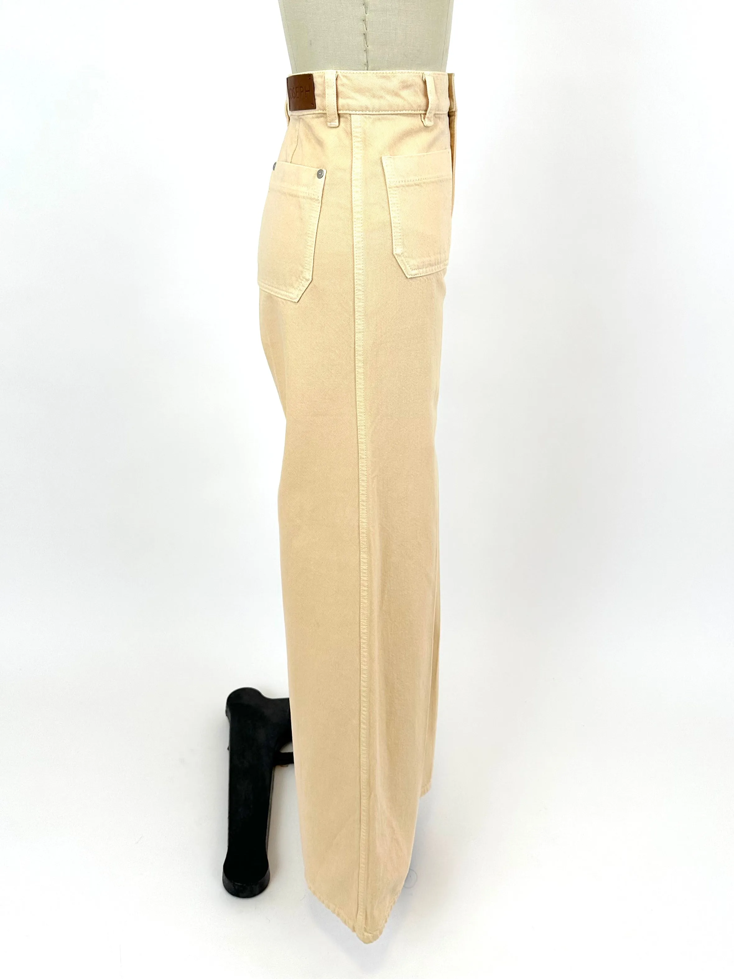 Joseph Peaches & Cream Wide-Leg Jeans