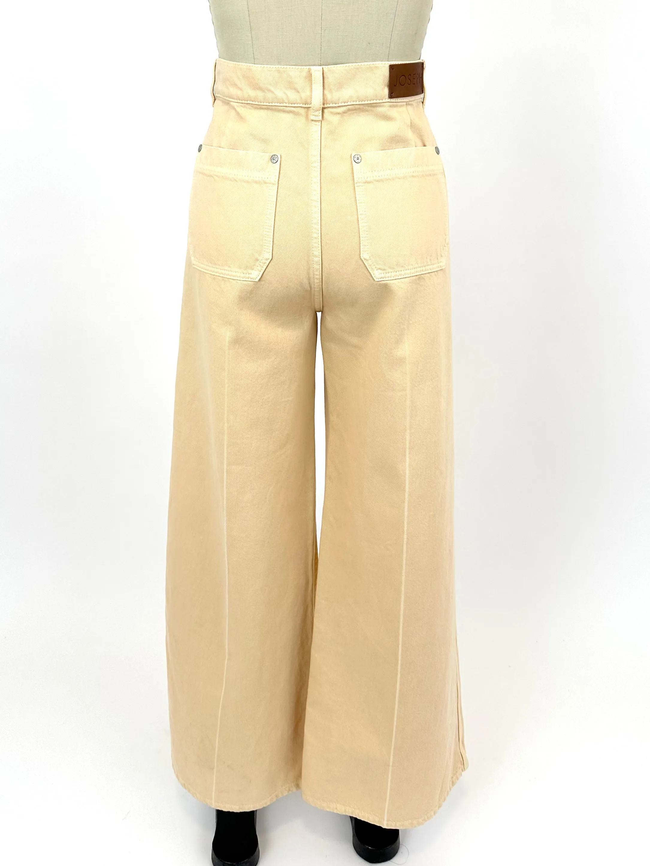 Joseph Peaches & Cream Wide-Leg Jeans