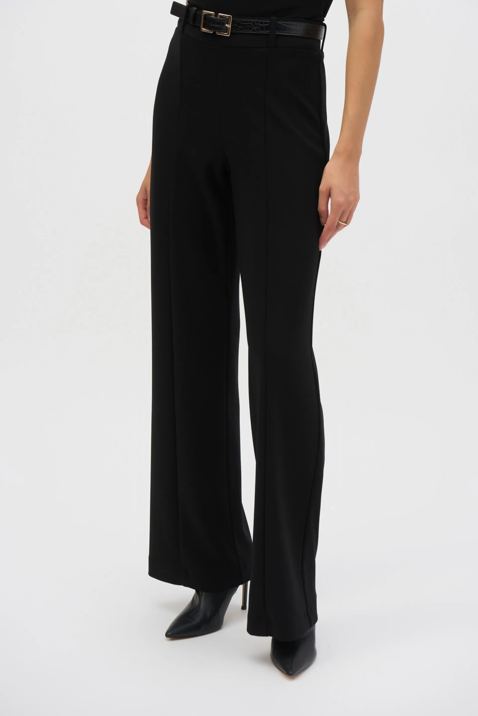 Joseph Ribkoff Belted Wide Leg Trouser Pants 244093
