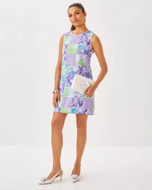 Julienne Shift Dress - Multi Juicy Story Patch