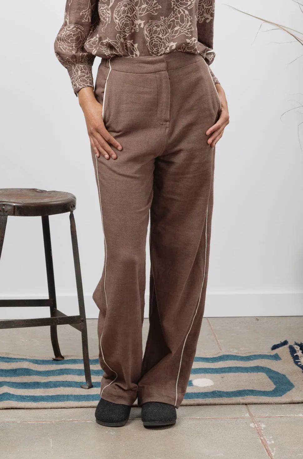 Jyoti Pant in Chocolate Twill