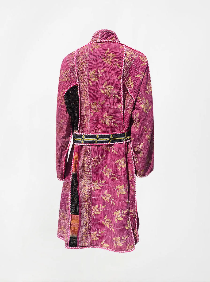 kantha vintage dress coat long laxmi (holi)