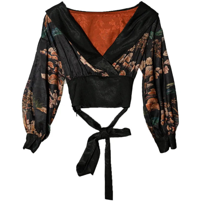 Kimono-style off-shoulder tops