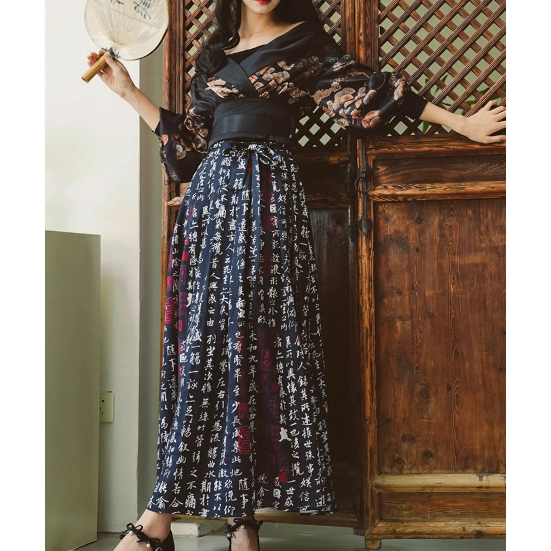 Kimono-style off-shoulder tops