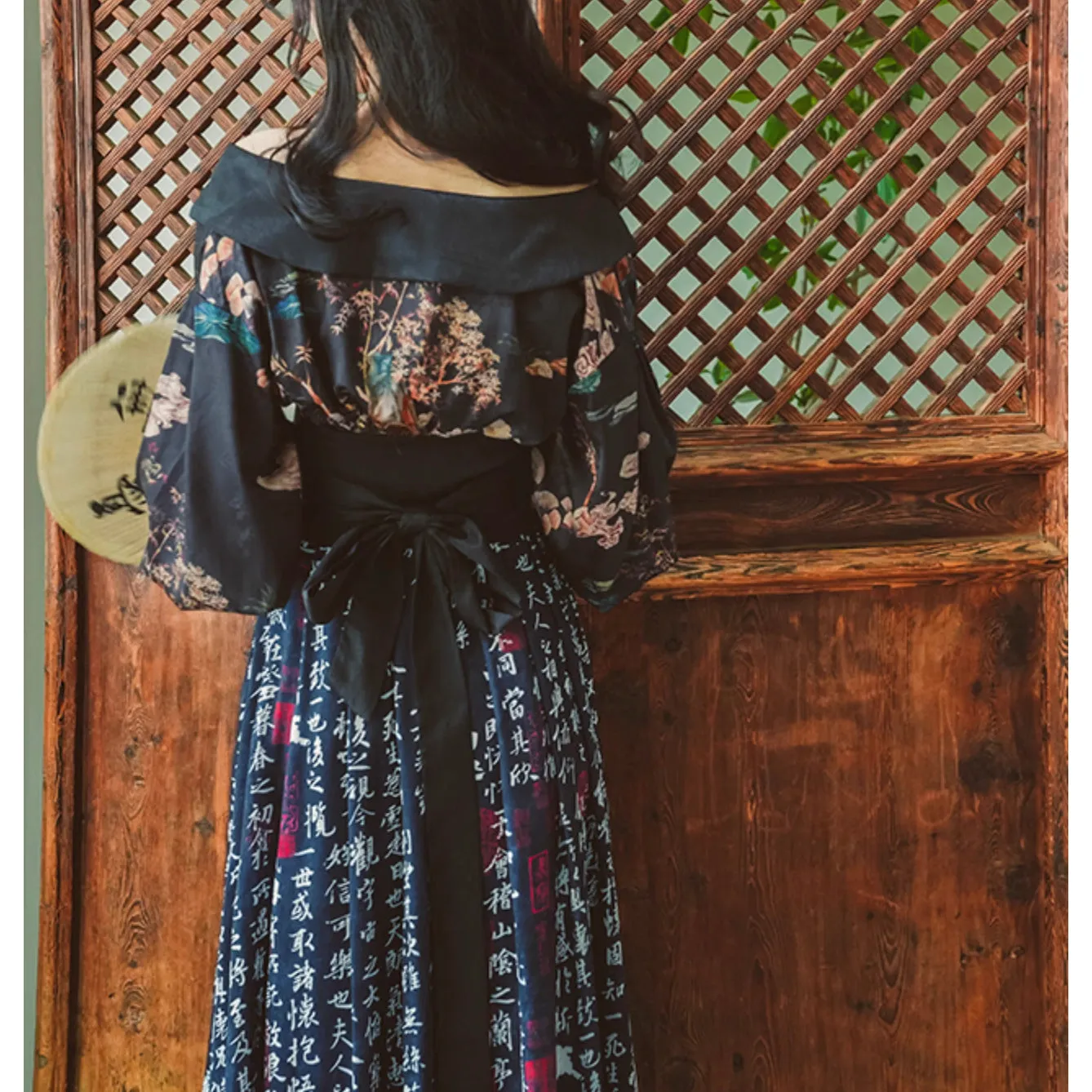 Kimono-style off-shoulder tops