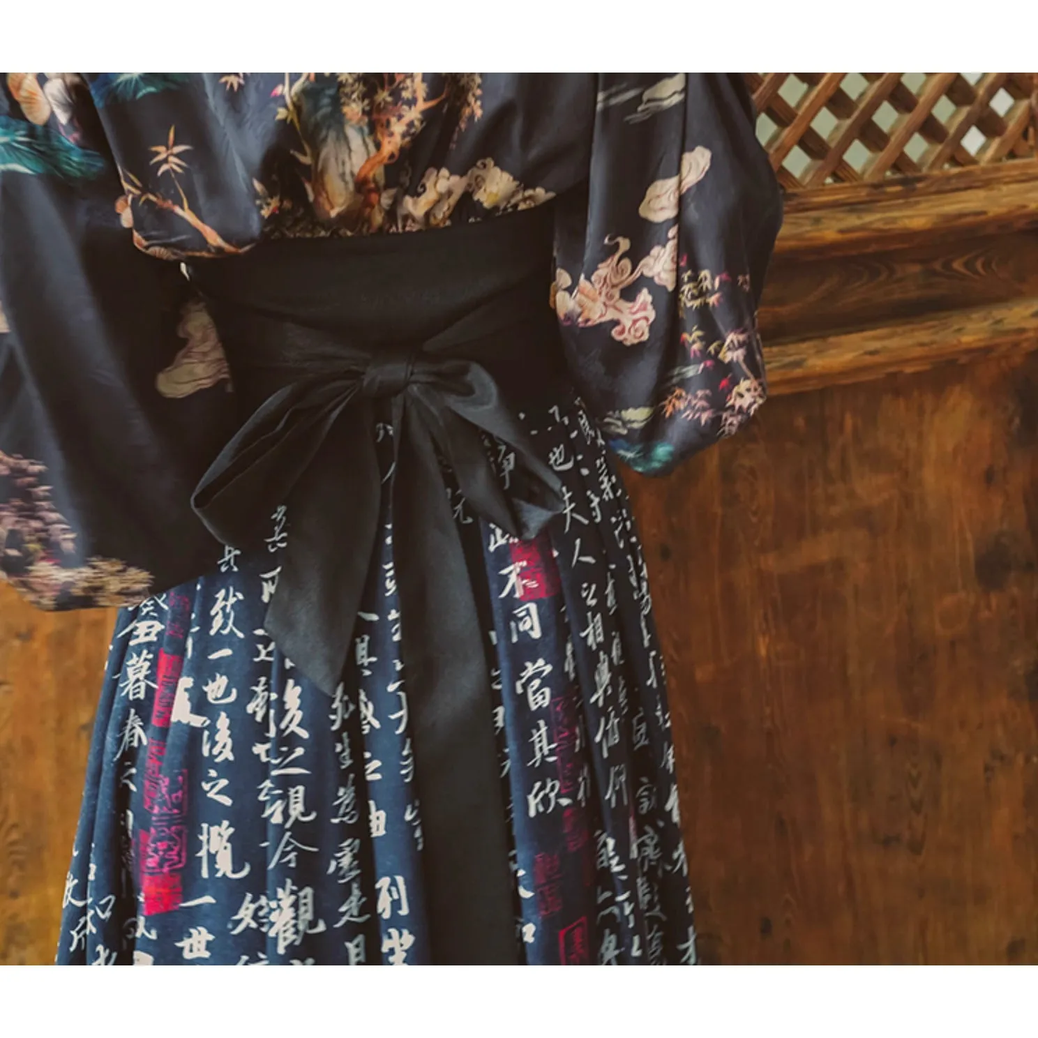 Kimono-style off-shoulder tops
