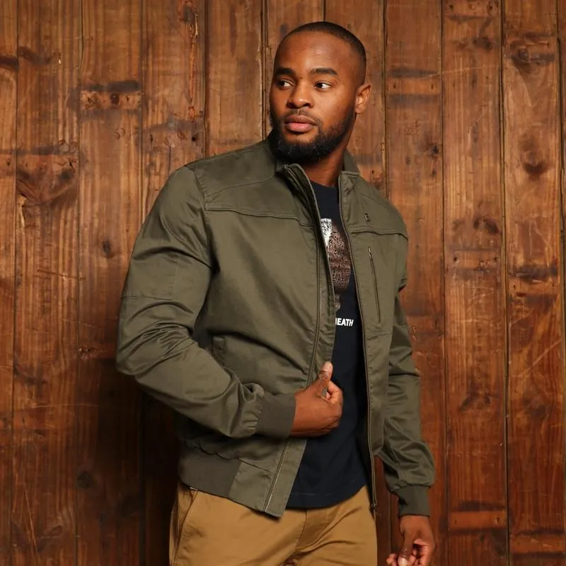 Kingsley Heath Kenton Harrington Jacket - Fatigue