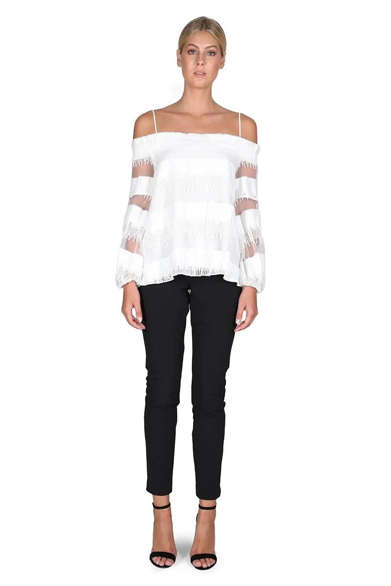 Lace Cascade Top