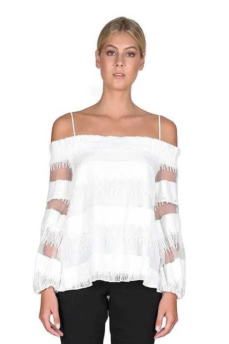 Lace Cascade Top