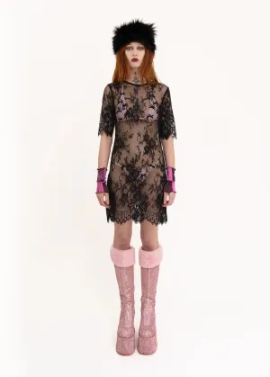 Lace mini dress