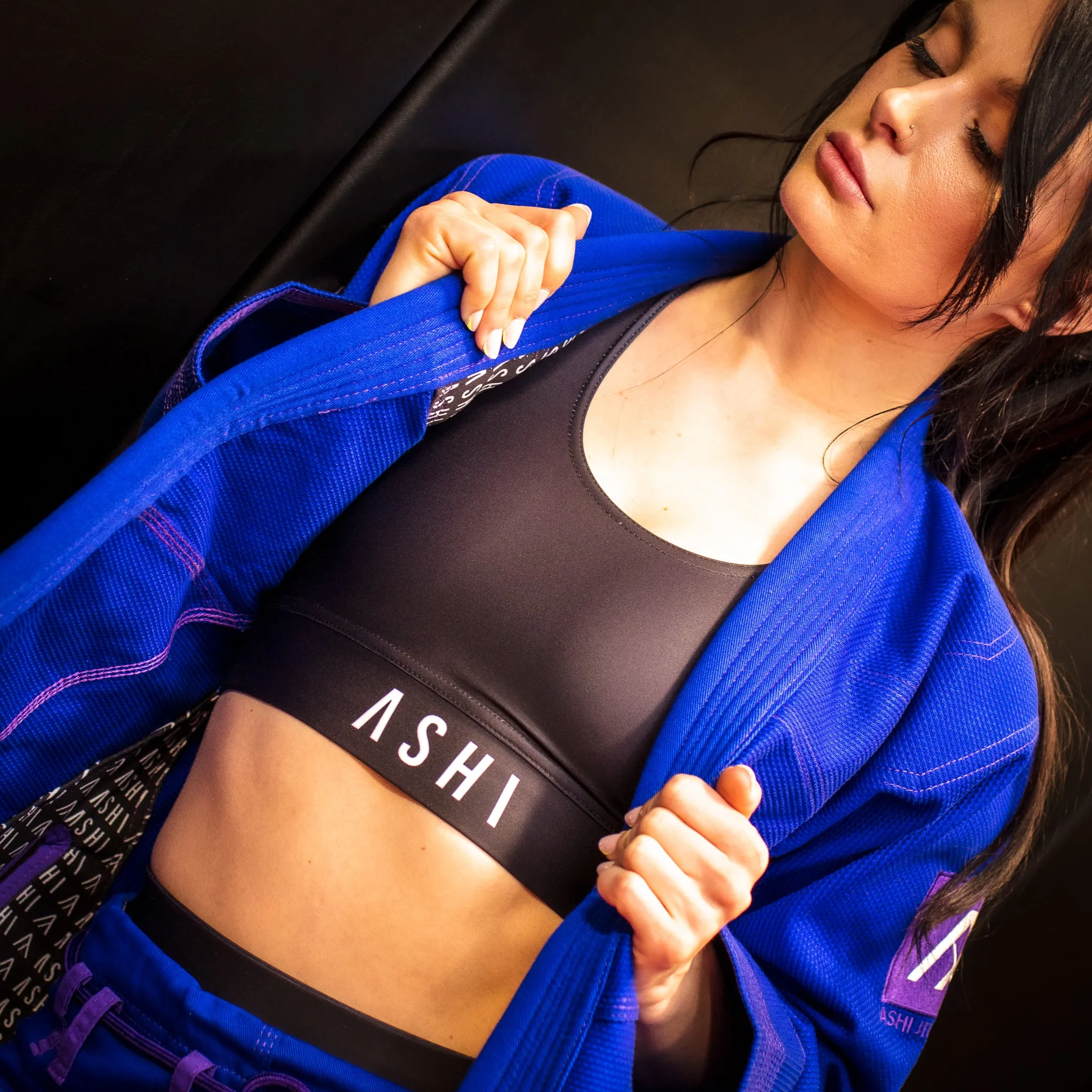 Ladies Ashi Team Gi 425 GSM- White, Black, Blue