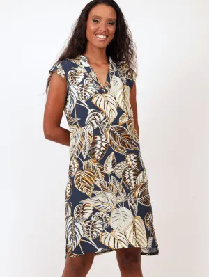 Ladies Woven Mandiran Color Shift Dress