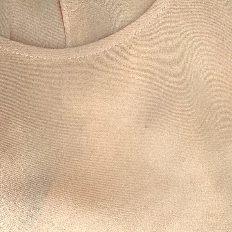 LAPOINTE Matching Satin Sleeveless Top & Wide Leg Pants Set Peach Size 4