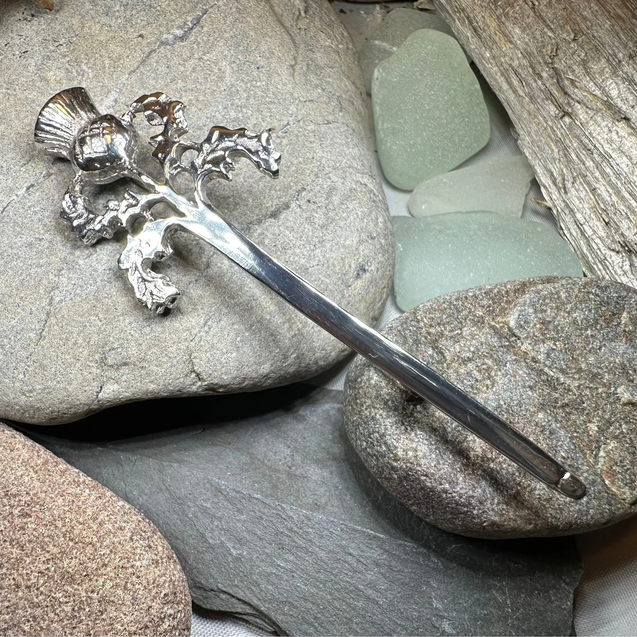 Loch Awe Thistle Kilt Pin