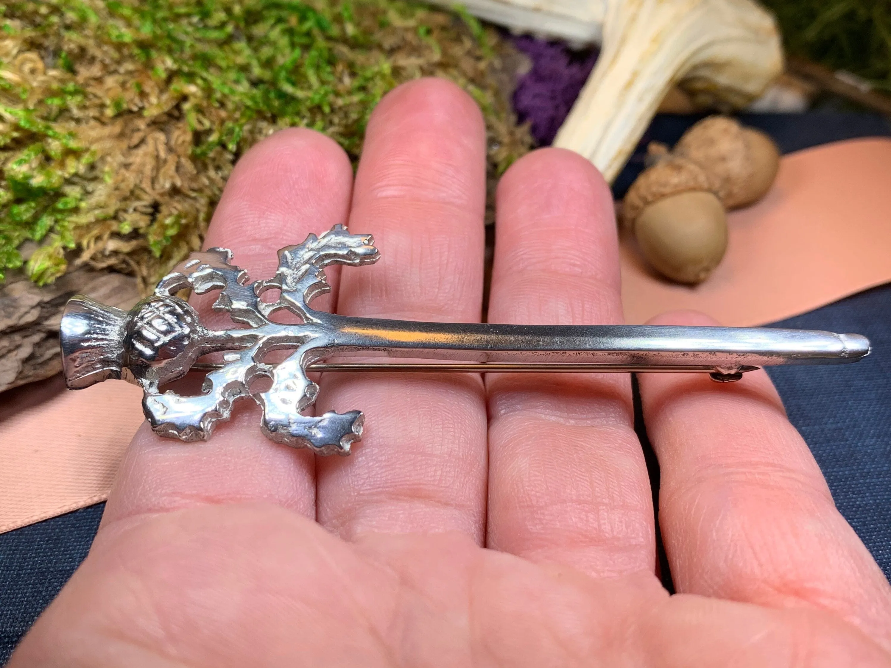 Loch Awe Thistle Kilt Pin