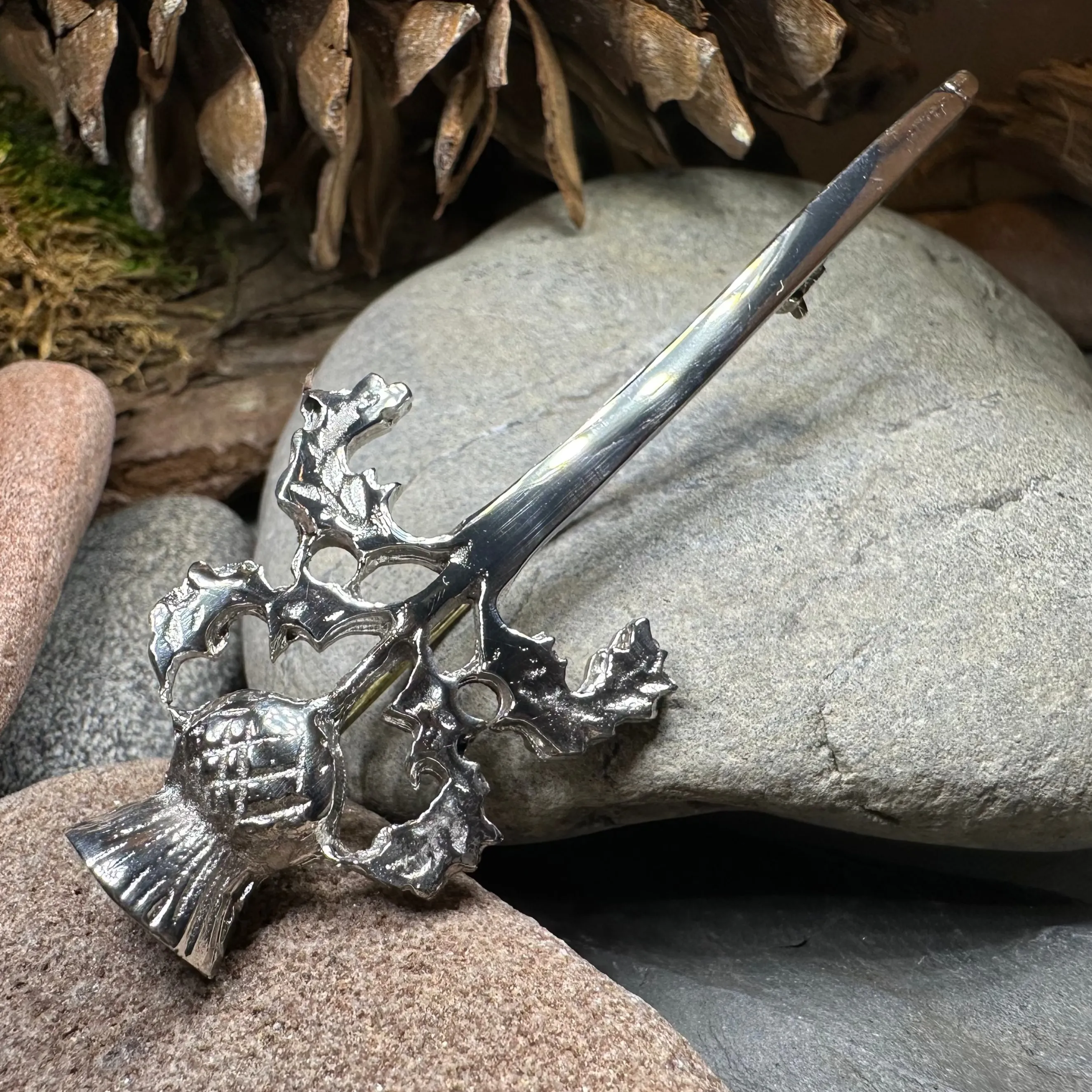 Loch Awe Thistle Kilt Pin