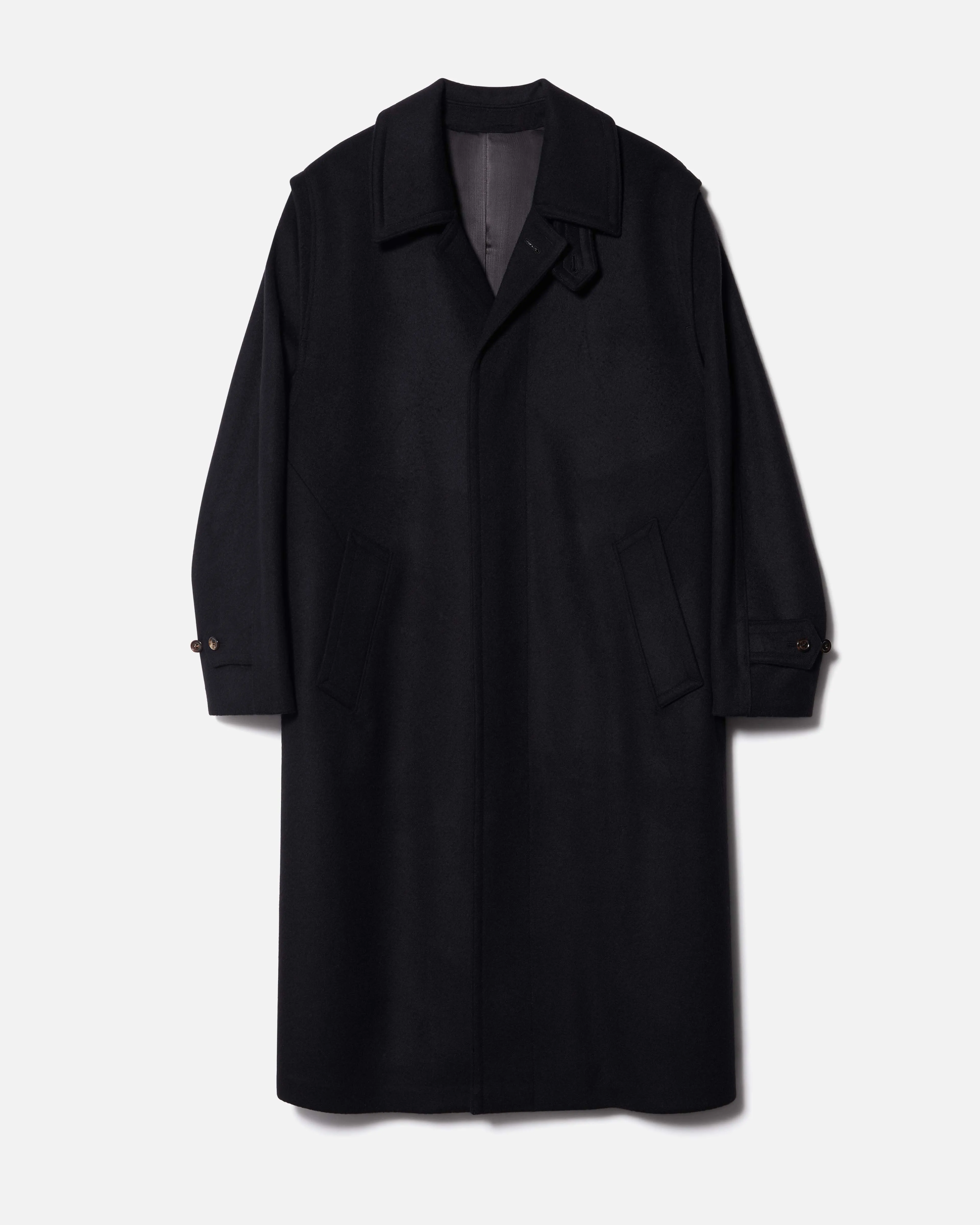 Loden coat black