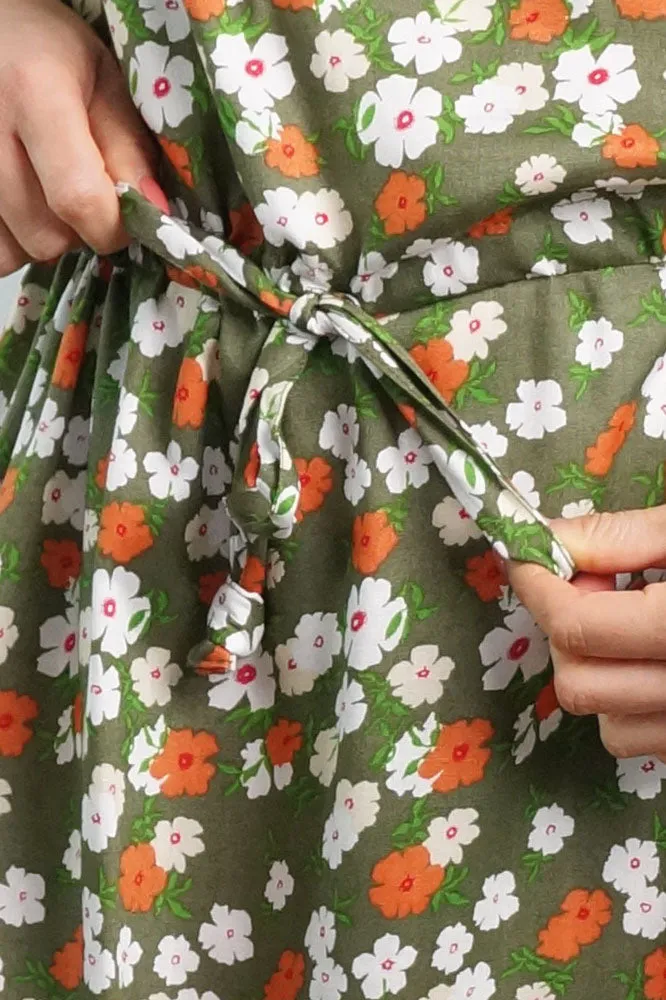 Long Chloe Dress "Patchouli"
