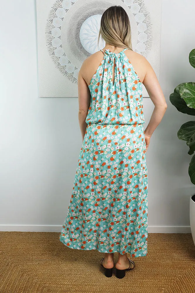 Long Chloe Dress "Patchouli"