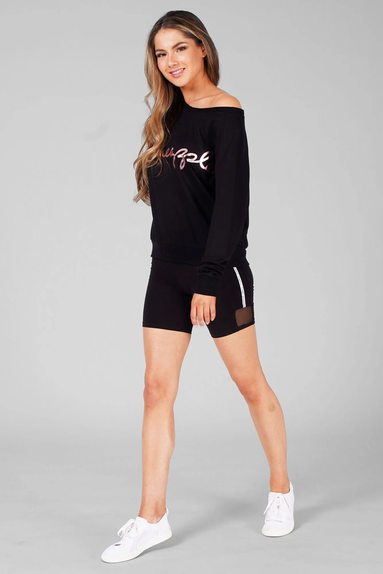 Long Sleeve Script Jumper