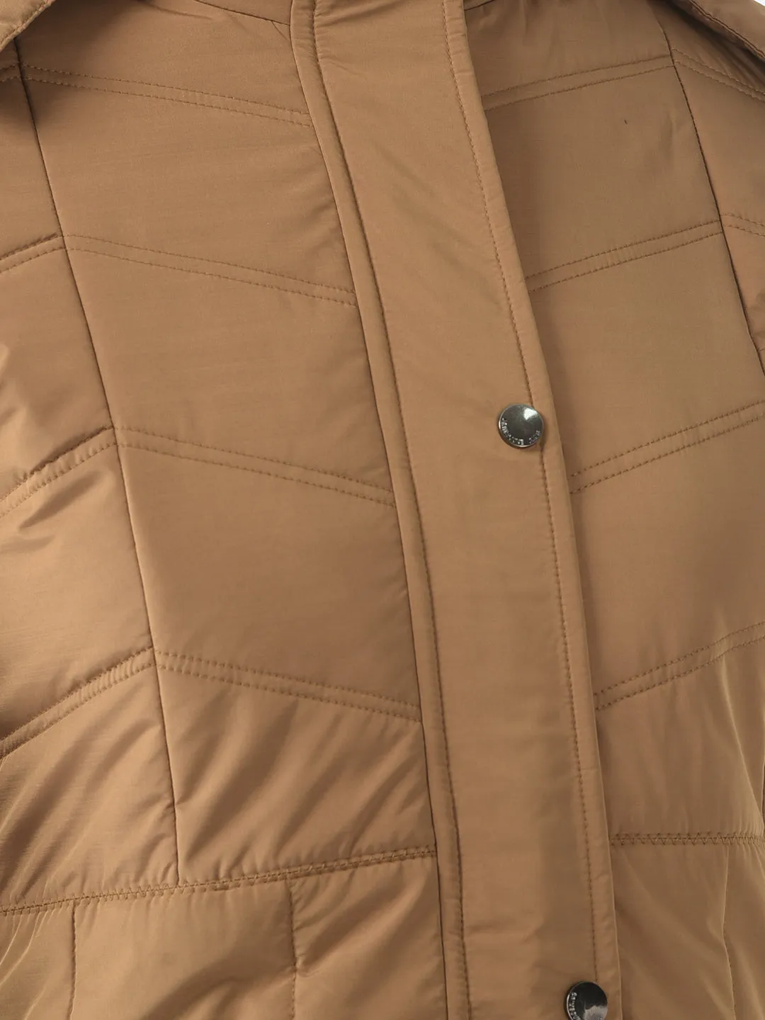 Longline Mustard Padded Jacket