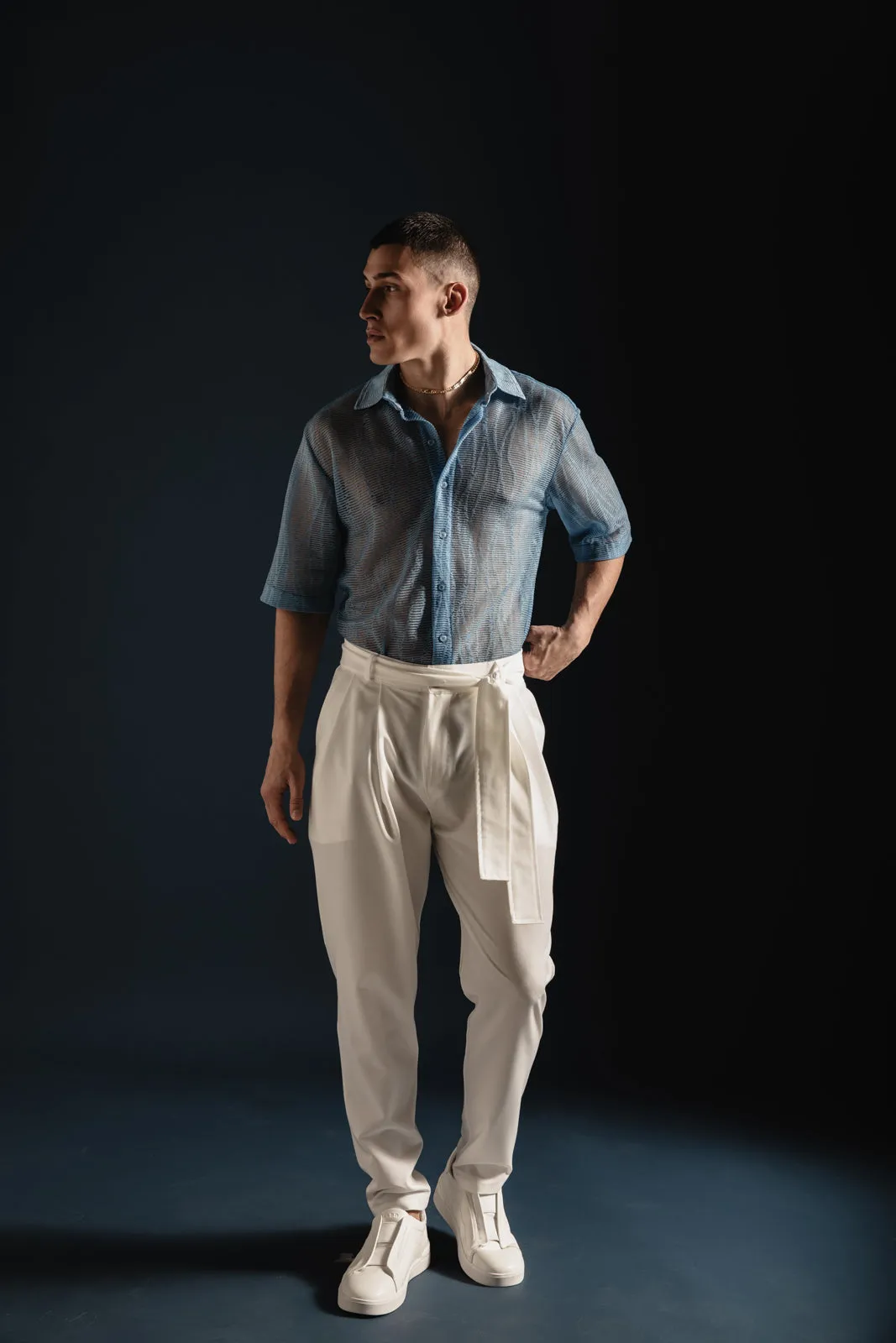 Longus Pants Off White