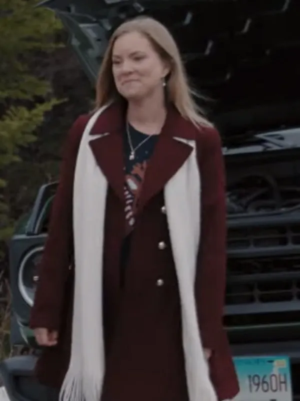 Lori-Jo ‘Lj’ Everything Christmas Cindy Busby Wool Coat