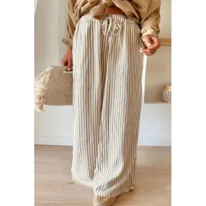 'Lumen' Striped Wide Leg Pants