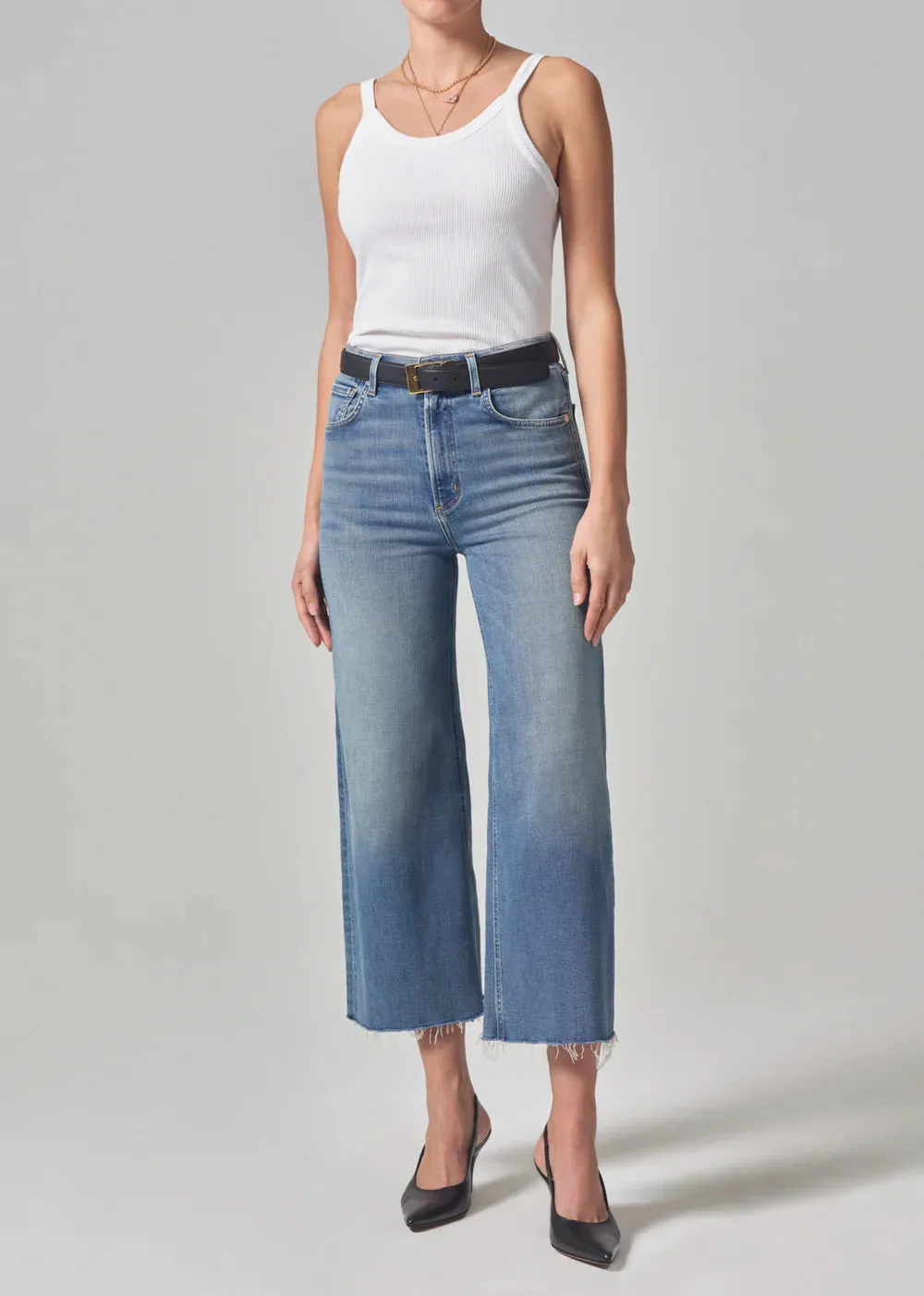 Lyra Crop Wide Leg Jeans