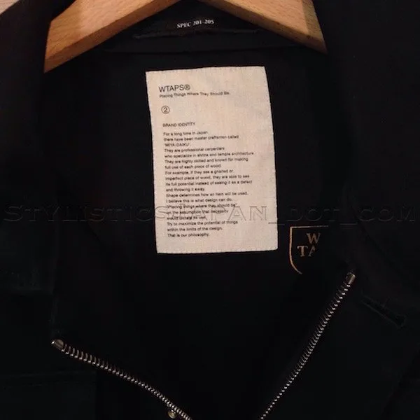 [M] WTaps Cotton Burberry M-65 Jacket Navy