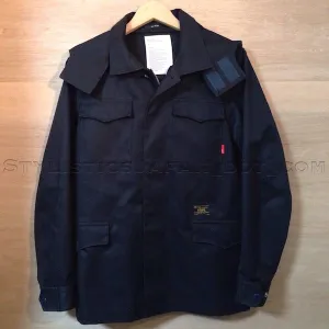 [M] WTaps Cotton Burberry M-65 Jacket Navy