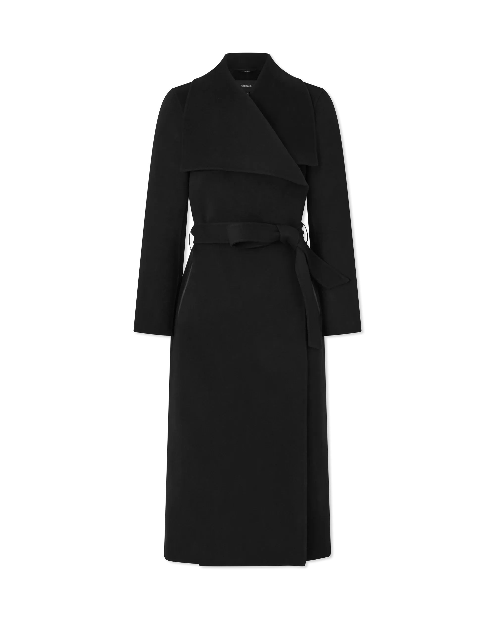 Mackage MAI-CN Double-Face Wool Wrap Coat