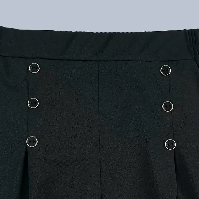 Malou - Stylish Pleated Wide Leg Pant