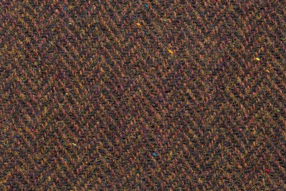 Man Of Aran Brown Herringbone Tweed Waistcoat & Vest
