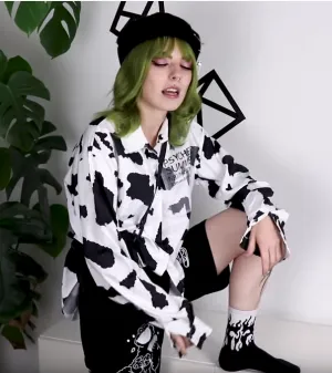 Matching milk shirt KF80027