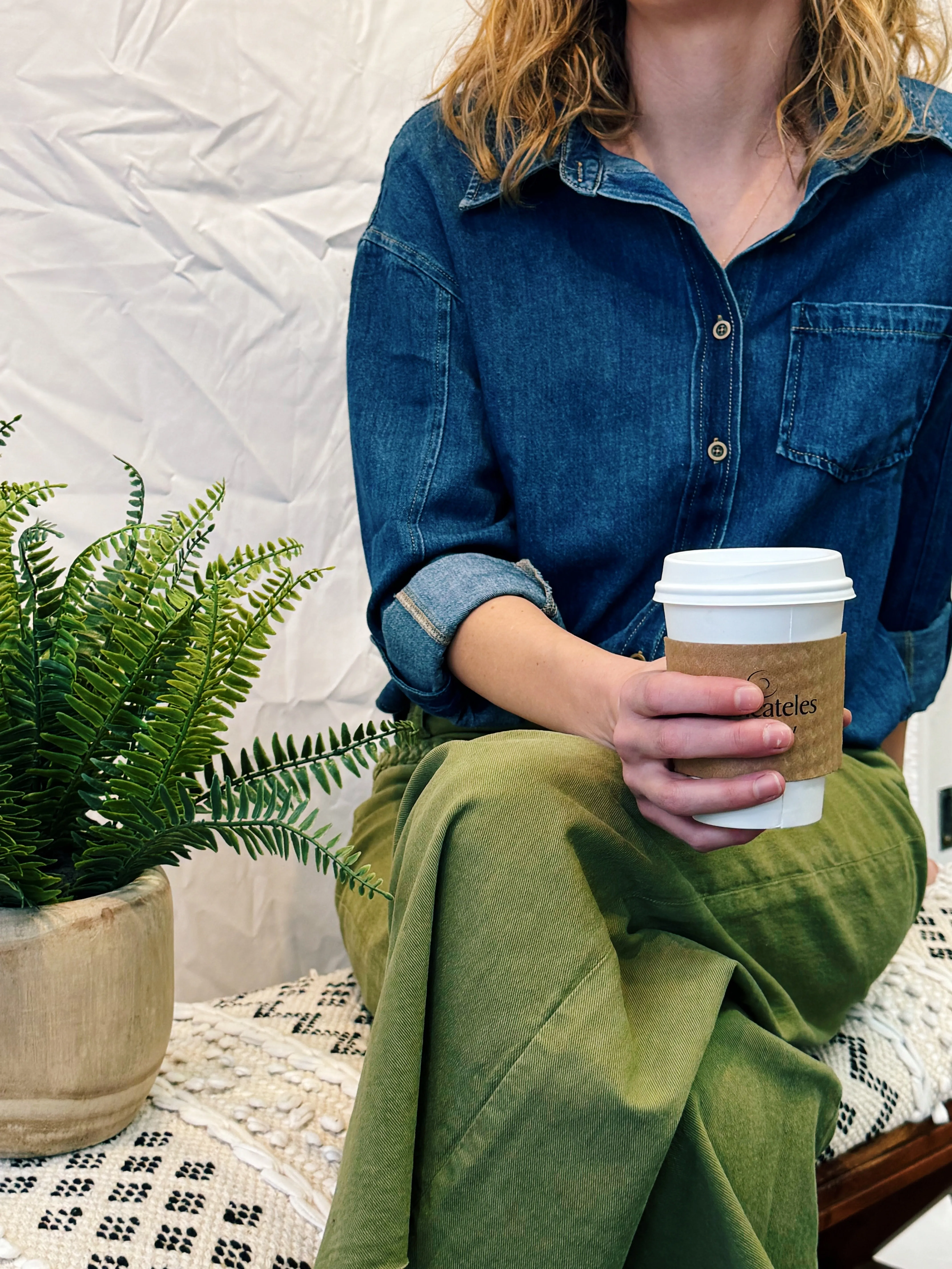 Meg Wide Leg: Olive
