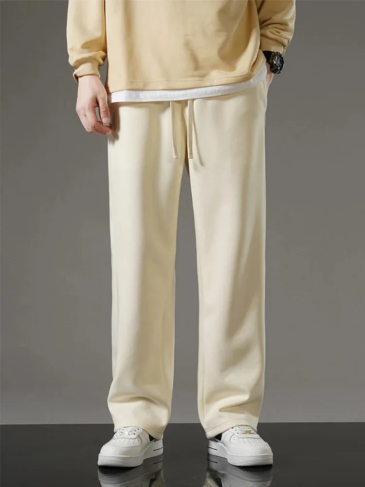 Men's Cotton Wide Leg Sweatpants