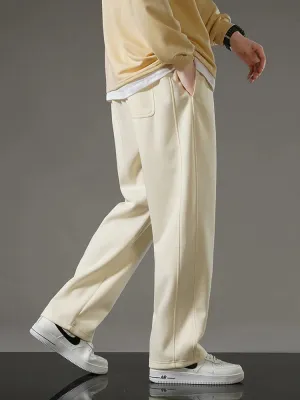 Men's Cotton Wide Leg Sweatpants