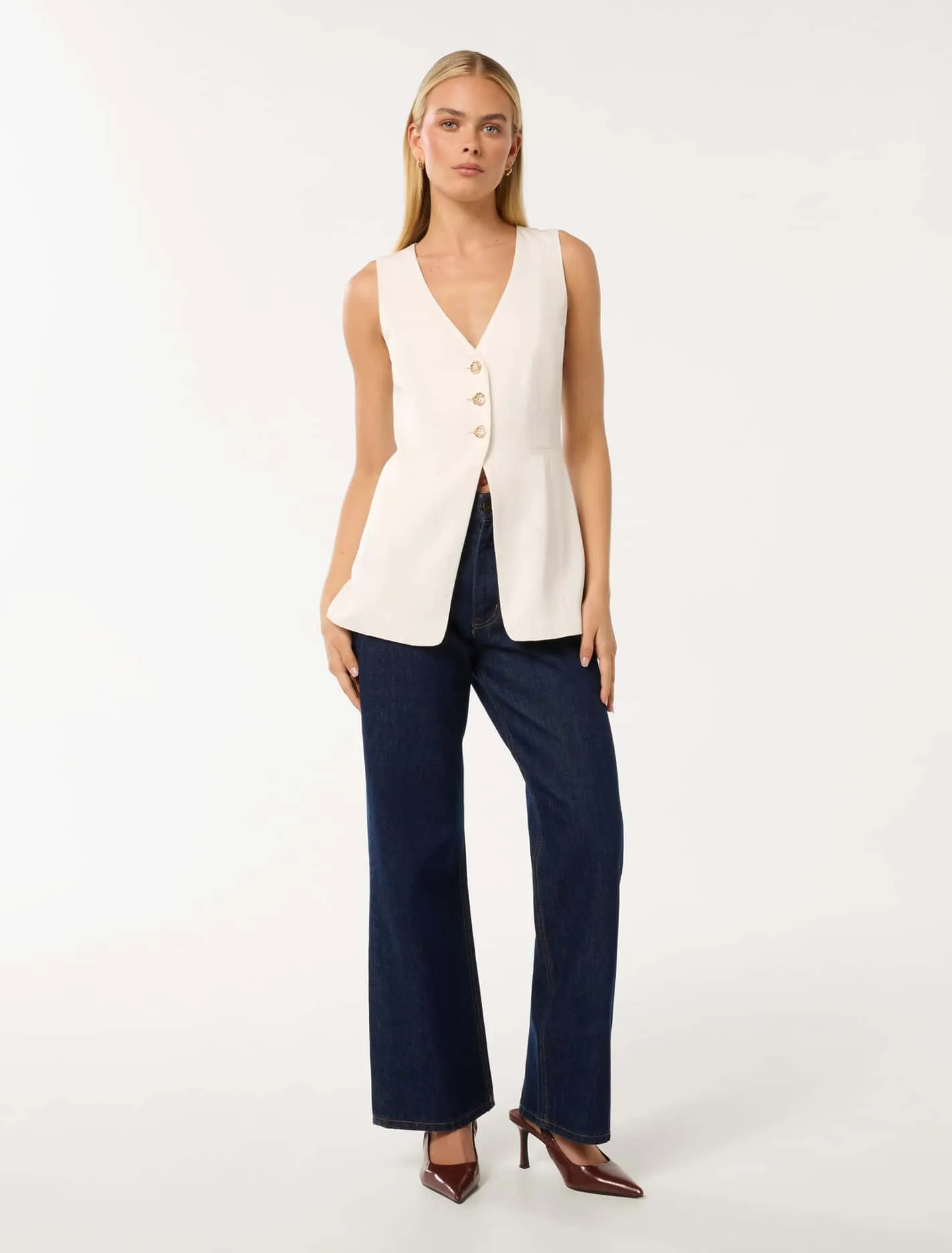 Mimi Longline Waistcoat