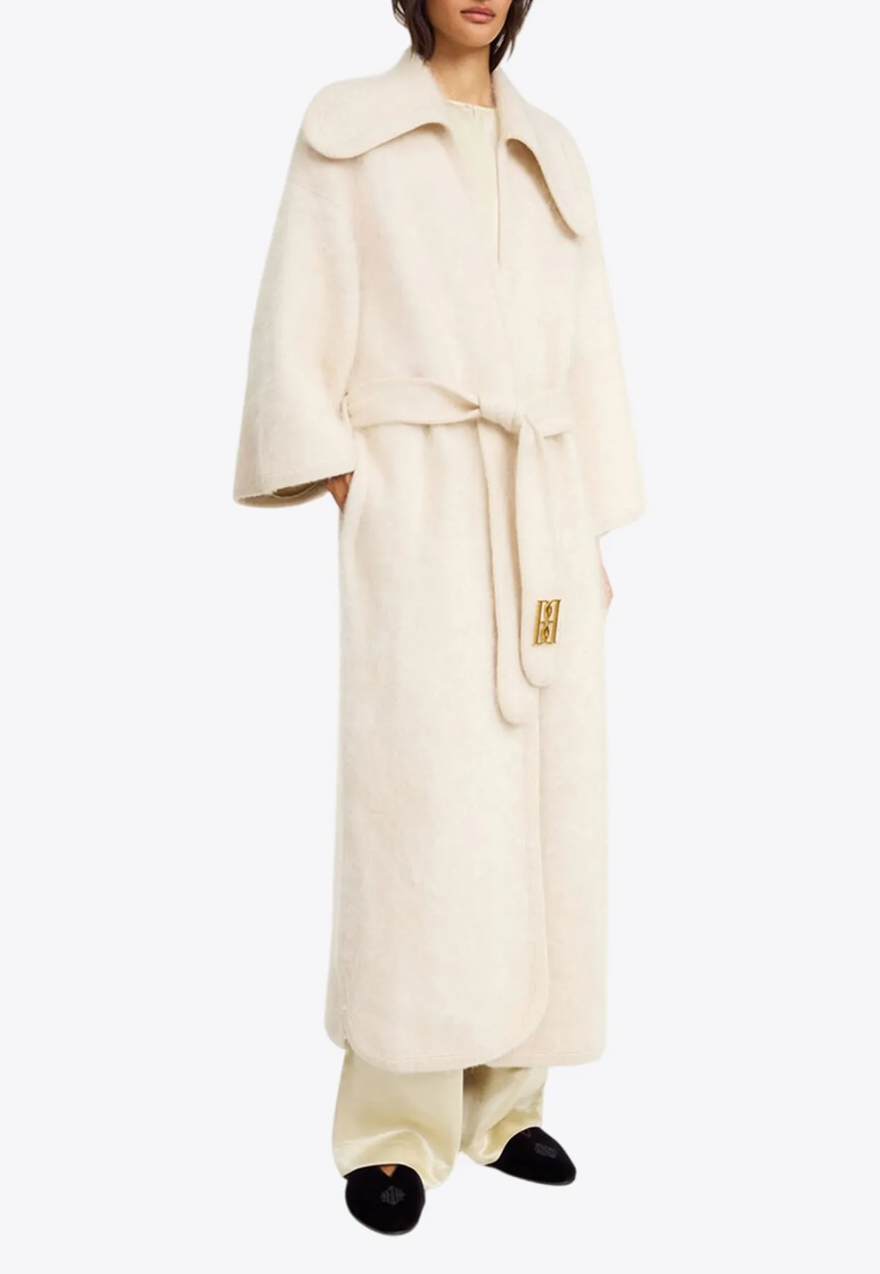 Mirano Belted Wool-Blend Coat